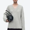 COS LAYERED V-NECK MERINO WOOL JUMPER-Women Tops | Sweaters & Cardigans