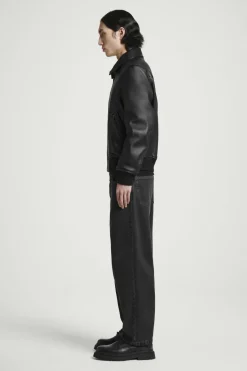 COS LEATHER BOMBER JACKET- Coats & Jackets