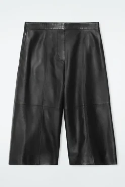 COS LEATHER CULOTTES-Women Pants