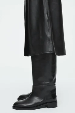 COS LEATHER RIDING BOOTS-Women Shoes