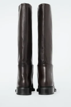 COS LEATHER RIDING BOOTS-Women Shoes