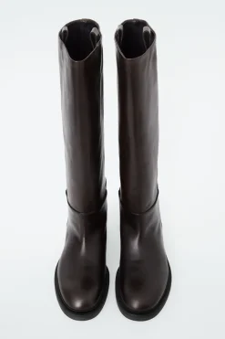 COS LEATHER RIDING BOOTS-Women Shoes