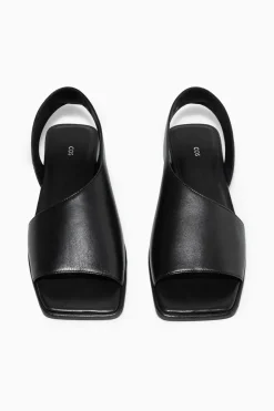 COS LEATHER SLINGBACK SANDALS-Women Shoes