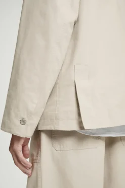 COS LEATHER-COLLAR FIELD JACKET- Coats & Jackets