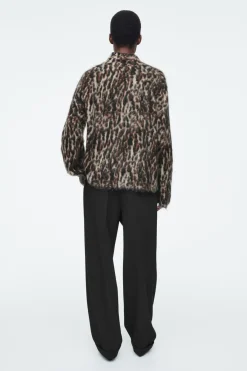 COS -PRINT MOHAIR-BLEND SWEATER-Women Sweaters & Cardigans