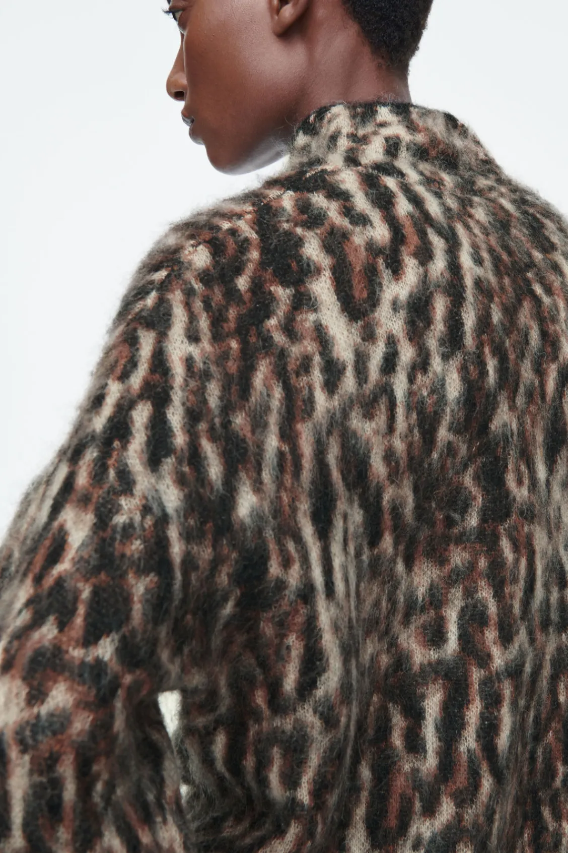 COS -PRINT MOHAIR-BLEND SWEATER-Women Sweaters & Cardigans