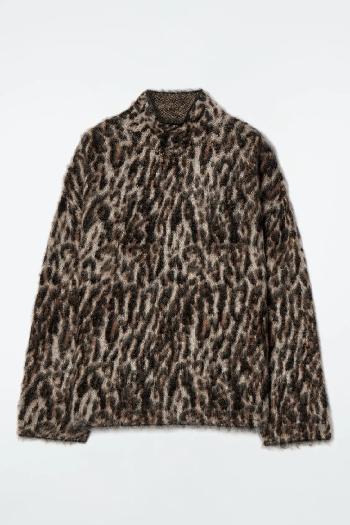 COS -PRINT MOHAIR-BLEND SWEATER-Women Sweaters & Cardigans