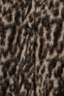 COS -PRINT MOHAIR-BLEND CARDIGAN-Women Sweaters & Cardigans