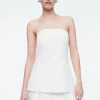 COS LINEN BUSTIER TOP-Women Tops