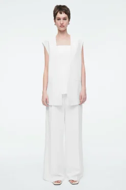 COS LINEN BUSTIER TOP-Women Tops