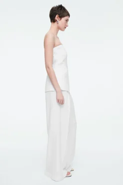 COS LINEN BUSTIER TOP-Women Tops
