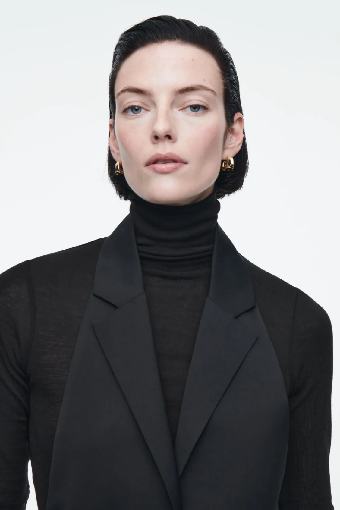 COS LONGLINE BACKLESS WOOL VEST-Women Capes & Hybrids | Tops
