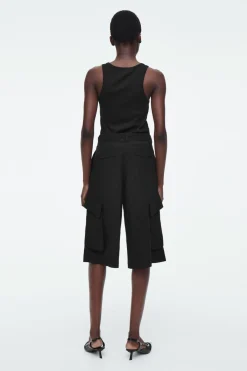 COS LONGLINE CARGO SHORTS-Women Pants