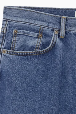 COS LONGLINE DENIM SHORTS-Women Pants