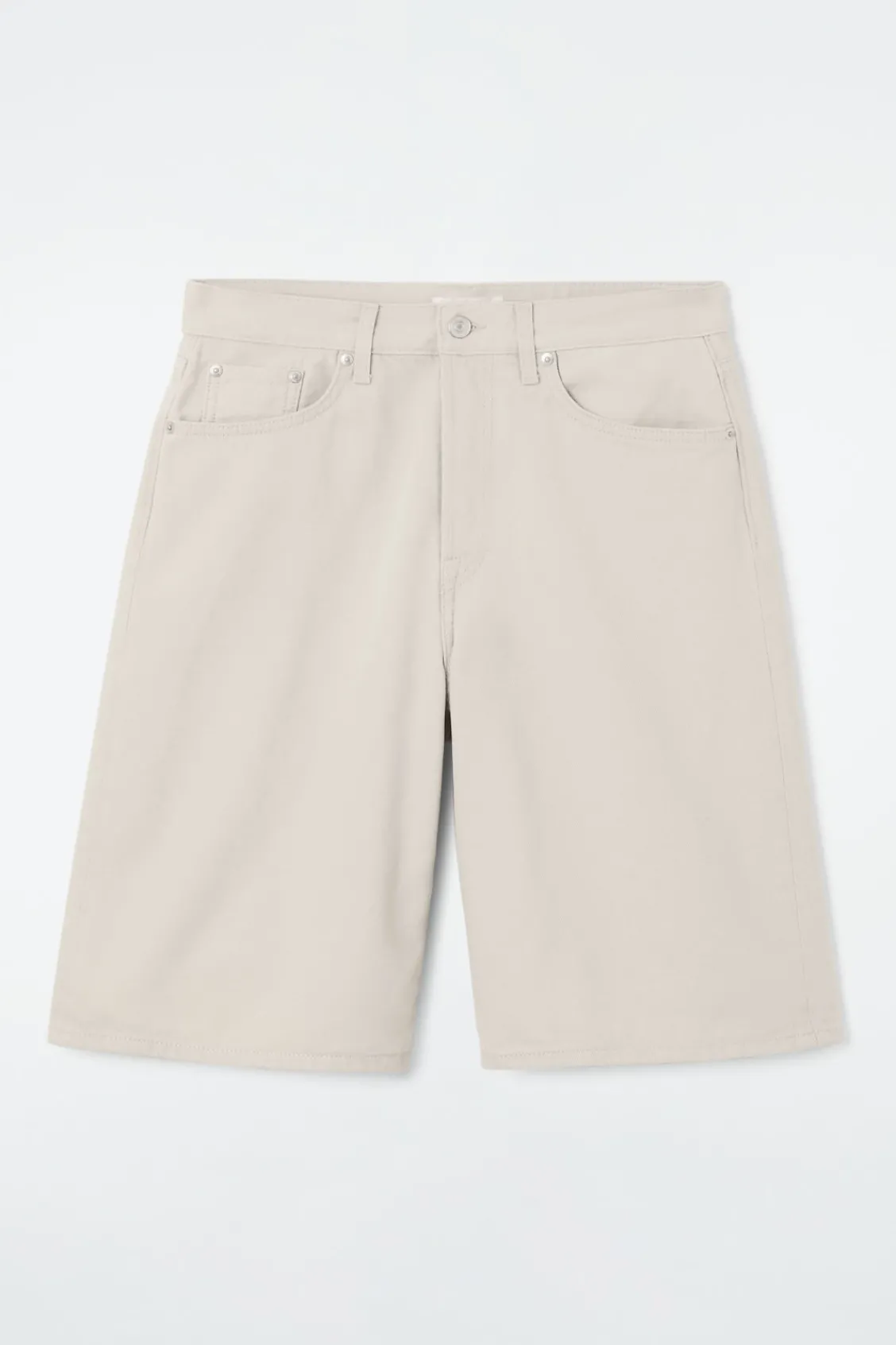 COS LONGLINE DENIM SHORTS-Women Pants