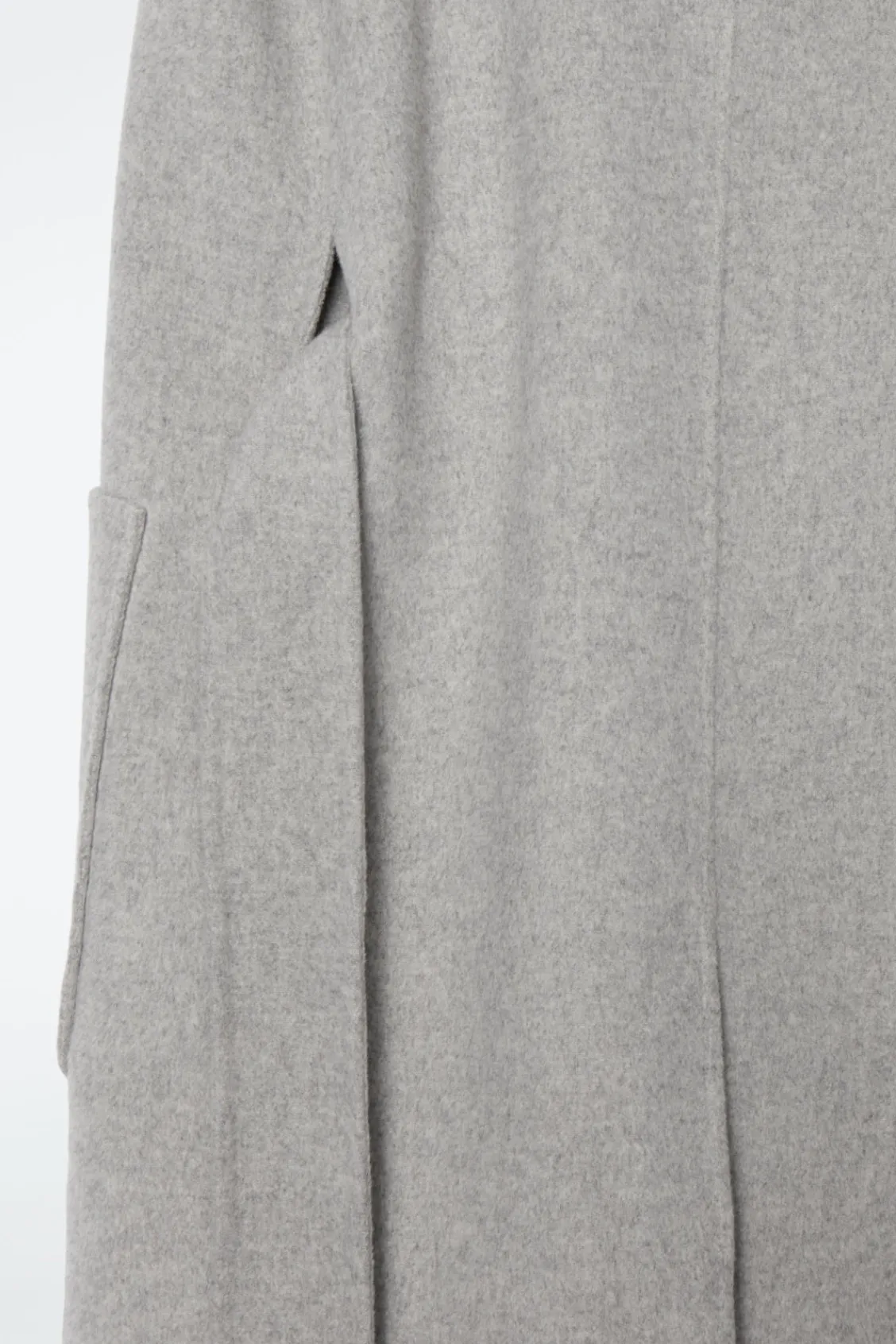 COS LONGLINE DOUBLE-FACED WOOL VEST-Women Coats & Jackets