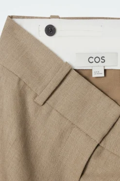 COS LONGLINE WOOL-BLEND TWILL SHORTS-Women Vests & Tailoring | Pants