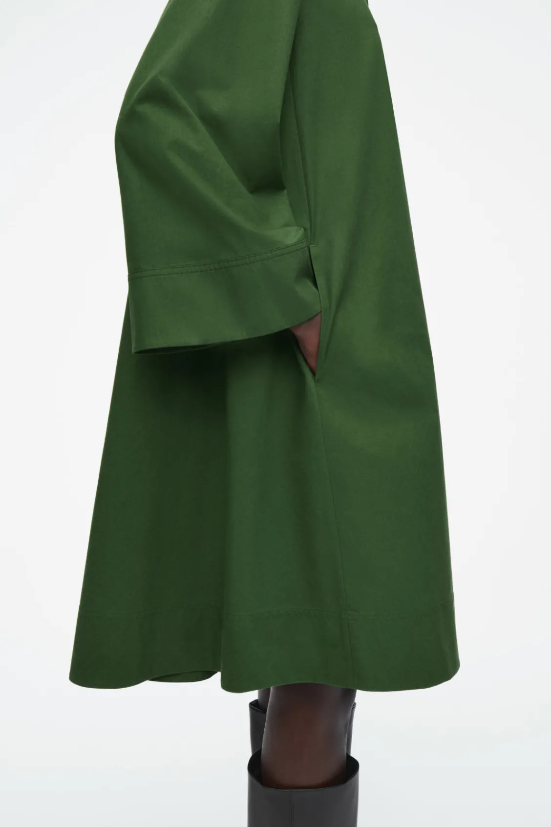 COS LONG-SLEEVED A-LINE SHIRT DRESS-Women Dresses & Jumpsuits