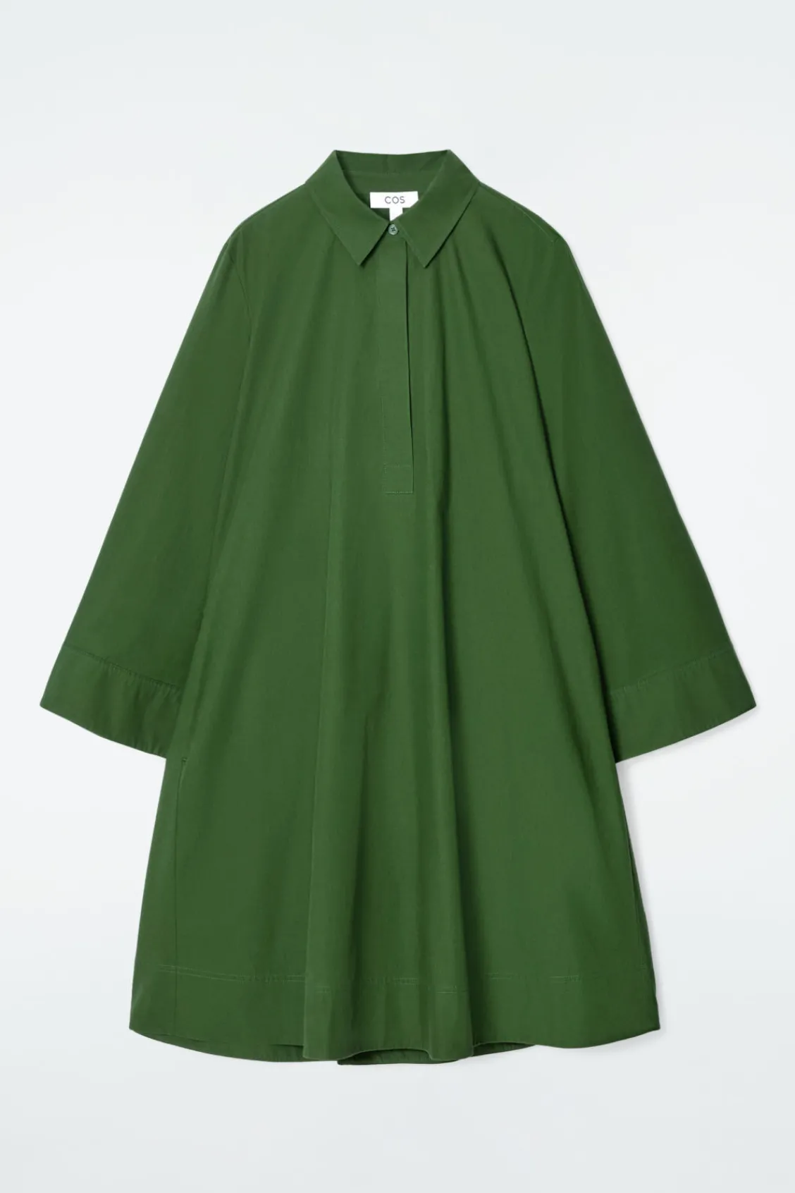 COS LONG-SLEEVED A-LINE SHIRT DRESS-Women Dresses & Jumpsuits