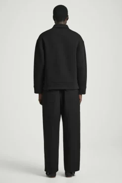 COS LONG-SLEEVED HALF-ZIP POLO SHIRT- Polo Shirts