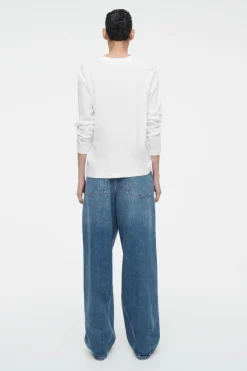 COS 24/7 LONG-SLEEVED T-SHIRT-Women Tops