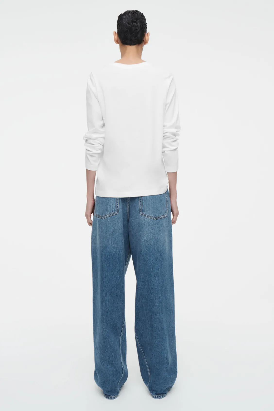 COS 24/7 LONG-SLEEVED T-SHIRT-Women Tops