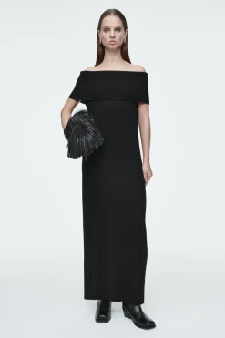 COS MERINO WOOL BARDOT DRESS-Women Dresses & Jumpsuits | Sweaters & Cardigans