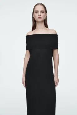 COS MERINO WOOL BARDOT DRESS-Women Dresses & Jumpsuits | Sweaters & Cardigans