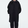 COS MERINO WOOL BARREL-LEG TROUSERS-Women Pants | Sweaters & Cardigans