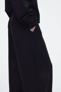 COS MERINO WOOL BARREL-LEG TROUSERS-Women Pants | Sweaters & Cardigans
