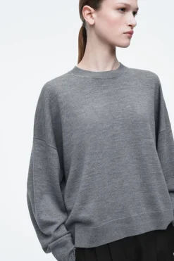 COS MERINO WOOL CREW-NECK JUMPER-Women Tops | Sweaters & Cardigans