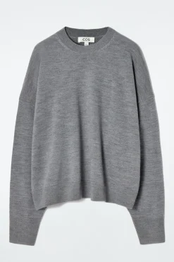 COS MERINO WOOL CREW-NECK JUMPER-Women Tops | Sweaters & Cardigans