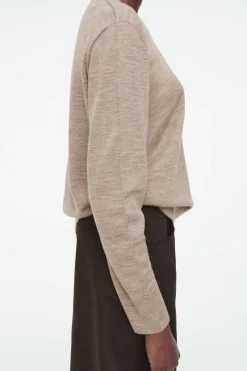 COS MERINO WOOL CREW-NECK SWEATER-Women Sweaters & Cardigans