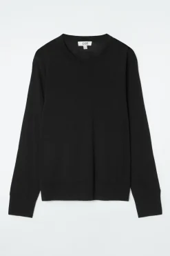 COS MERINO WOOL CREW-NECK SWEATER-Women Sweaters & Cardigans