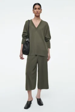 COS MERINO WOOL CULOTTES-Women Pants | Sweaters & Cardigans