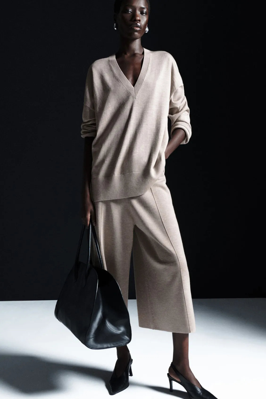 COS MERINO WOOL CULOTTES-Women Pants | Sweaters & Cardigans