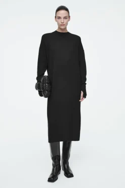 COS MERINO WOOL MIDI DRESS-Women Dresses & Jumpsuits | Sweaters & Cardigans