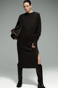 COS MERINO WOOL MIDI DRESS-Women Dresses & Jumpsuits | Sweaters & Cardigans