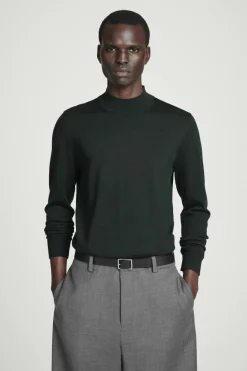 COS MERINO WOOL MOCK-NECK JUMPER- Sweaters & Cardigans