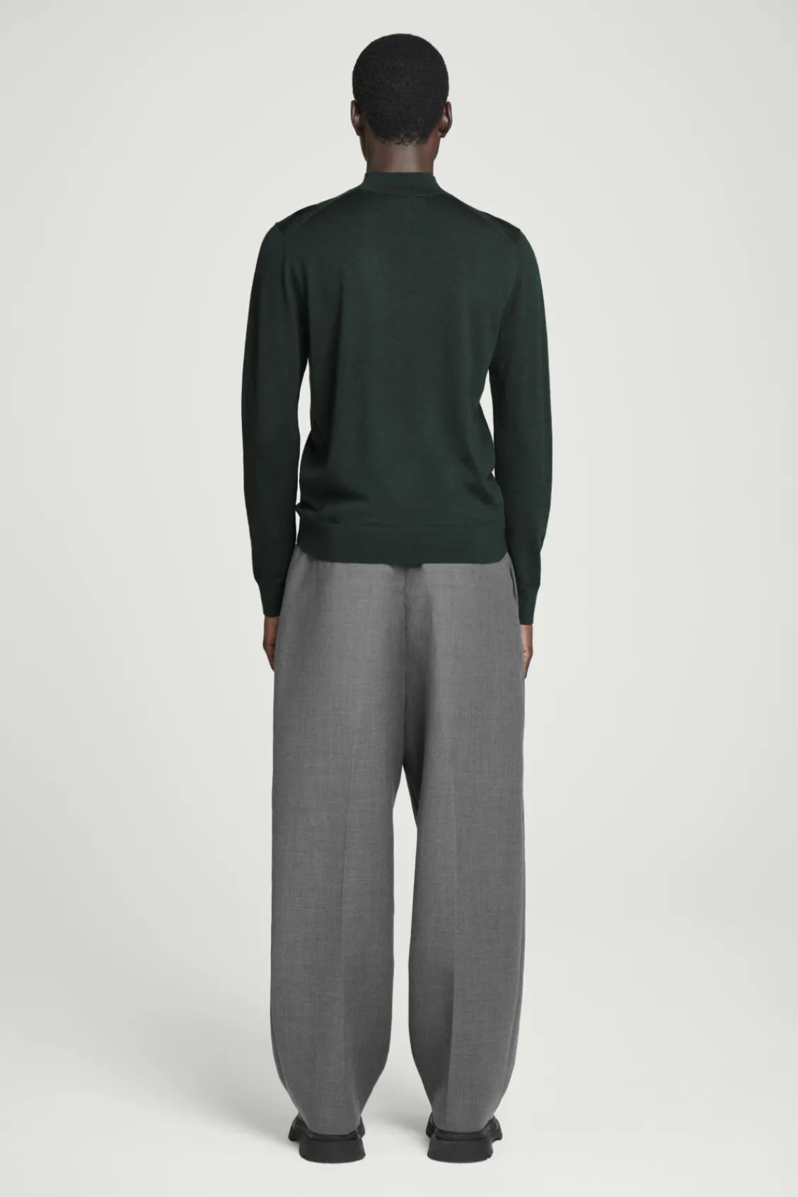 COS MERINO WOOL MOCK-NECK JUMPER- Sweaters & Cardigans