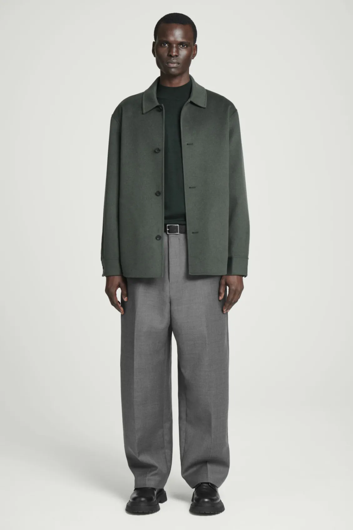 COS MERINO WOOL MOCK-NECK JUMPER- Sweaters & Cardigans