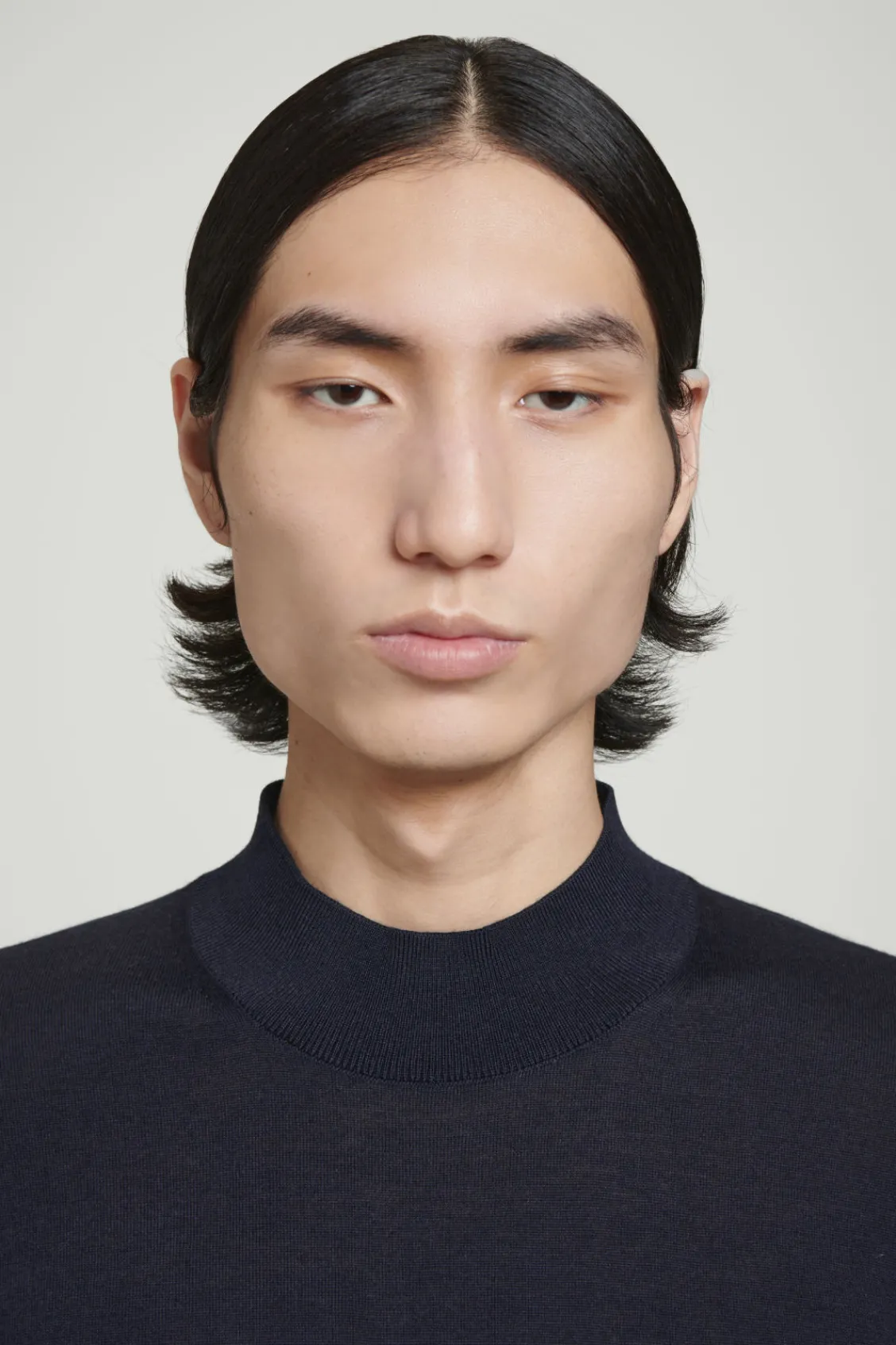 COS MERINO WOOL MOCK-NECK JUMPER- Sweaters & Cardigans
