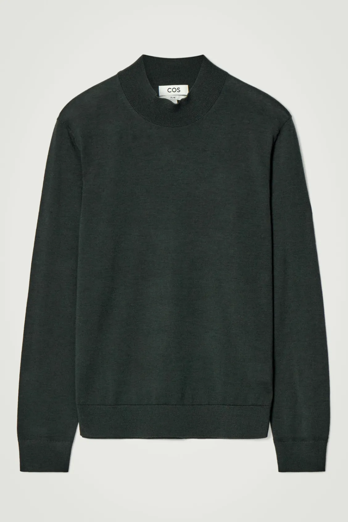 COS MERINO WOOL MOCK-NECK JUMPER- Sweaters & Cardigans
