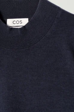 COS MERINO WOOL MOCK-NECK JUMPER- Sweaters & Cardigans