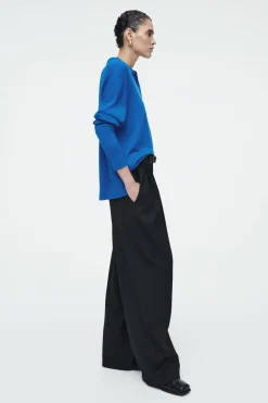 COS MERINO WOOL POLO SHIRT-Women Shirts & Blouses | Tops