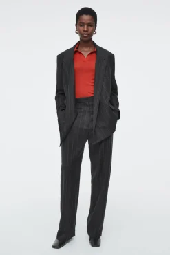 COS MERINO WOOL POLO SHIRT-Women Shirts & Blouses | Tops