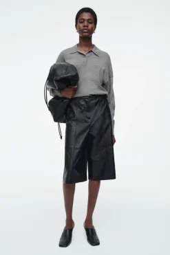 COS MERINO WOOL POLO SHIRT-Women Shirts & Blouses | Tops