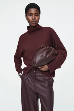 COS MERINO WOOL TURTLENECK SWEATER-Women Sweaters & Cardigans