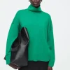 COS MERINO WOOL TURTLENECK SWEATER-Women Sweaters & Cardigans