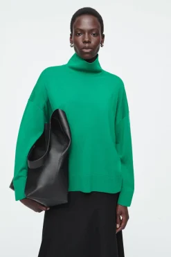 COS MERINO WOOL TURTLENECK SWEATER-Women Sweaters & Cardigans